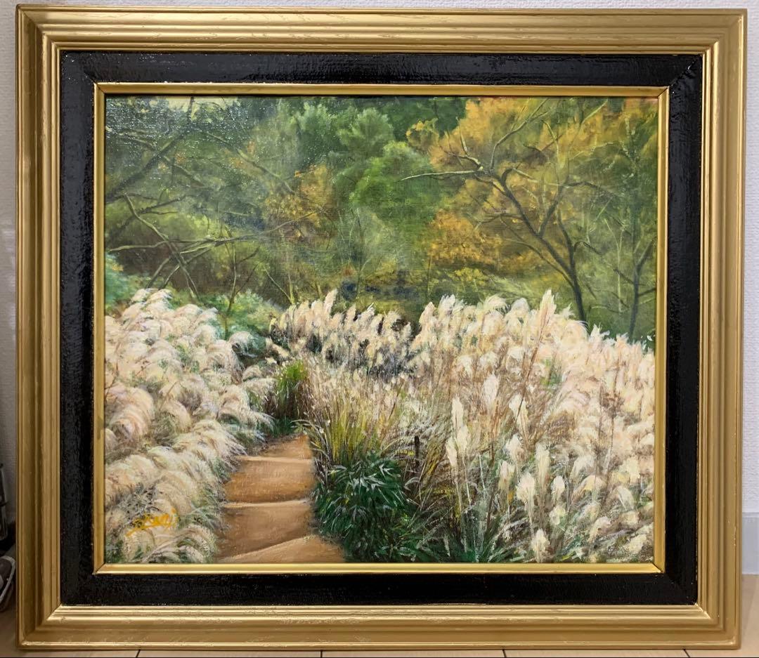 油彩画Ｆ8号 額縁付き 8111 F8号 アクリル付き 軽量額縁 油絵額縁 油彩額縁 油絵用額縁 油彩