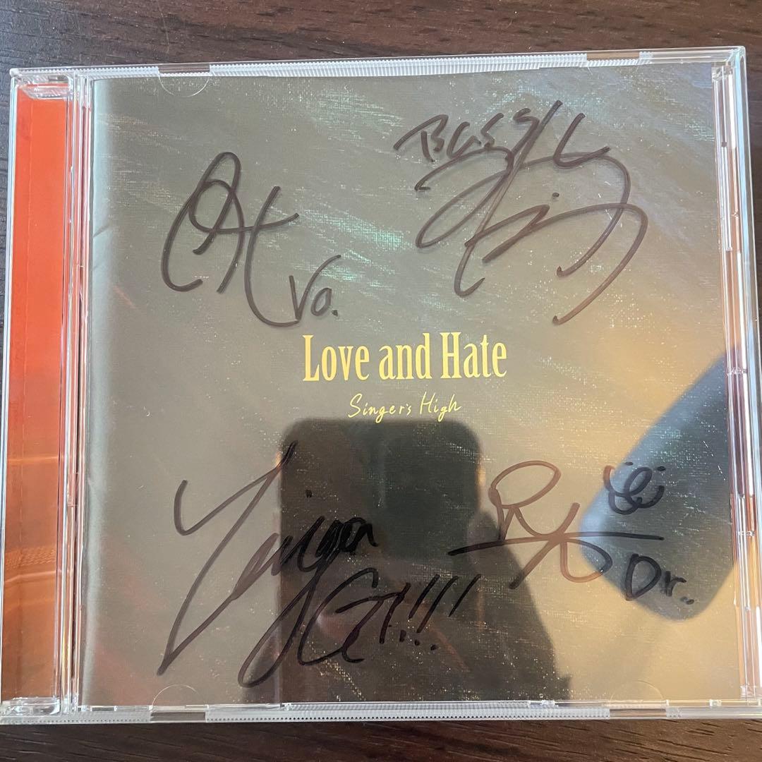 シンガーズハイ CD サイン 入り Love and Hate - メルカリ