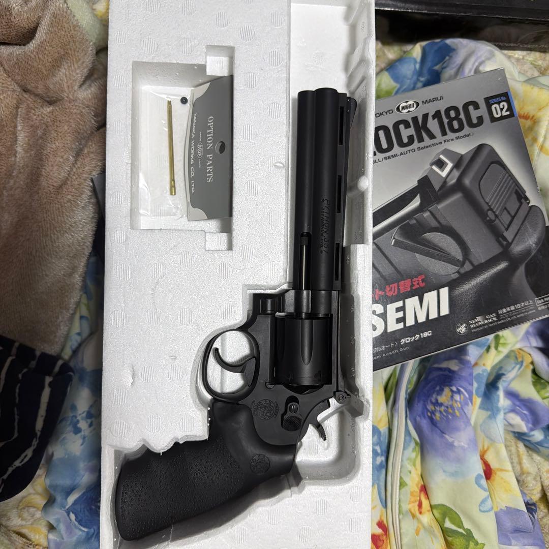 タナカ　6インチ　Python ガスガン ブラック Amazon | タナカ Colt パイソン 6インチ R-MODEL HW 18歳以上ガス