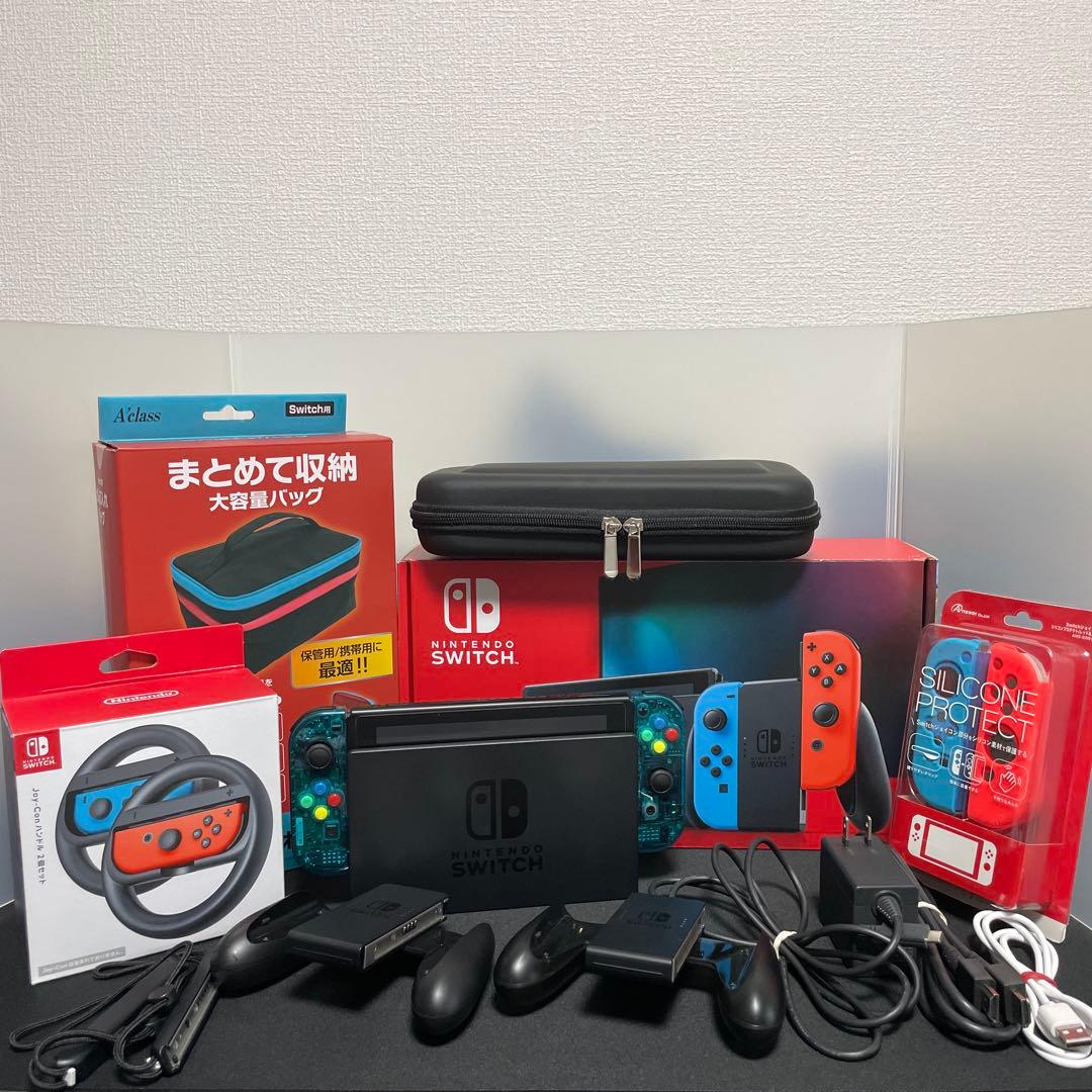 すぐ遊べる！Nintendo Switch本体(カスタム)&周辺機器セット 楽天市場】Nintendo Switch すぐに遊べるセット 純正アダプタ・ドック