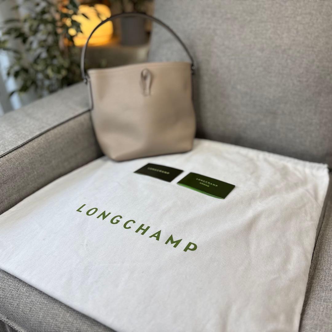 ロンシャン ル ロゾ バケットバッグ XS 2WAY ショルダー クレイ - メルカリ