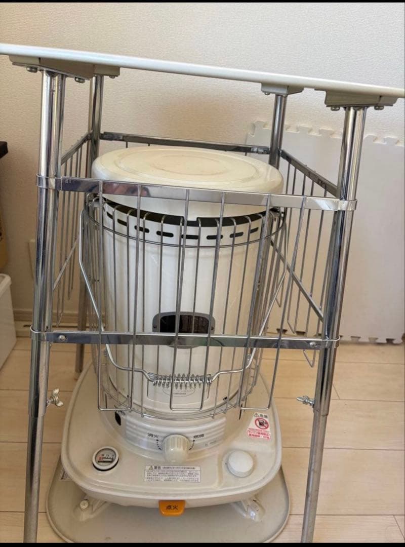 努⭐︎ストーブガードのみ 楽天市場】ストーブガード 三方式 幅51cm 奥行33cm以内 石油ストーブ