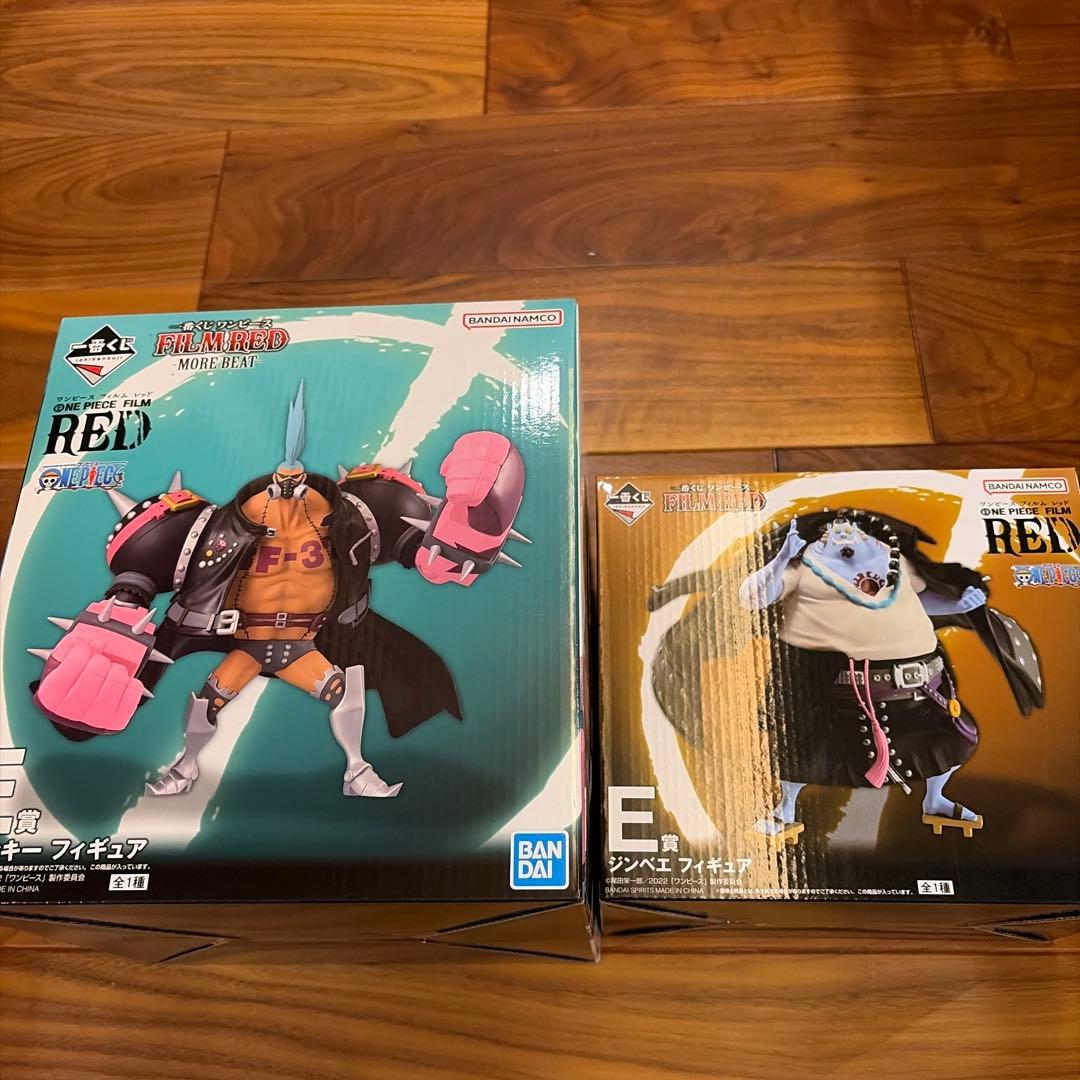 ONE PIECE FILM RED ジンベエ フランキーフィギュア - メルカリ