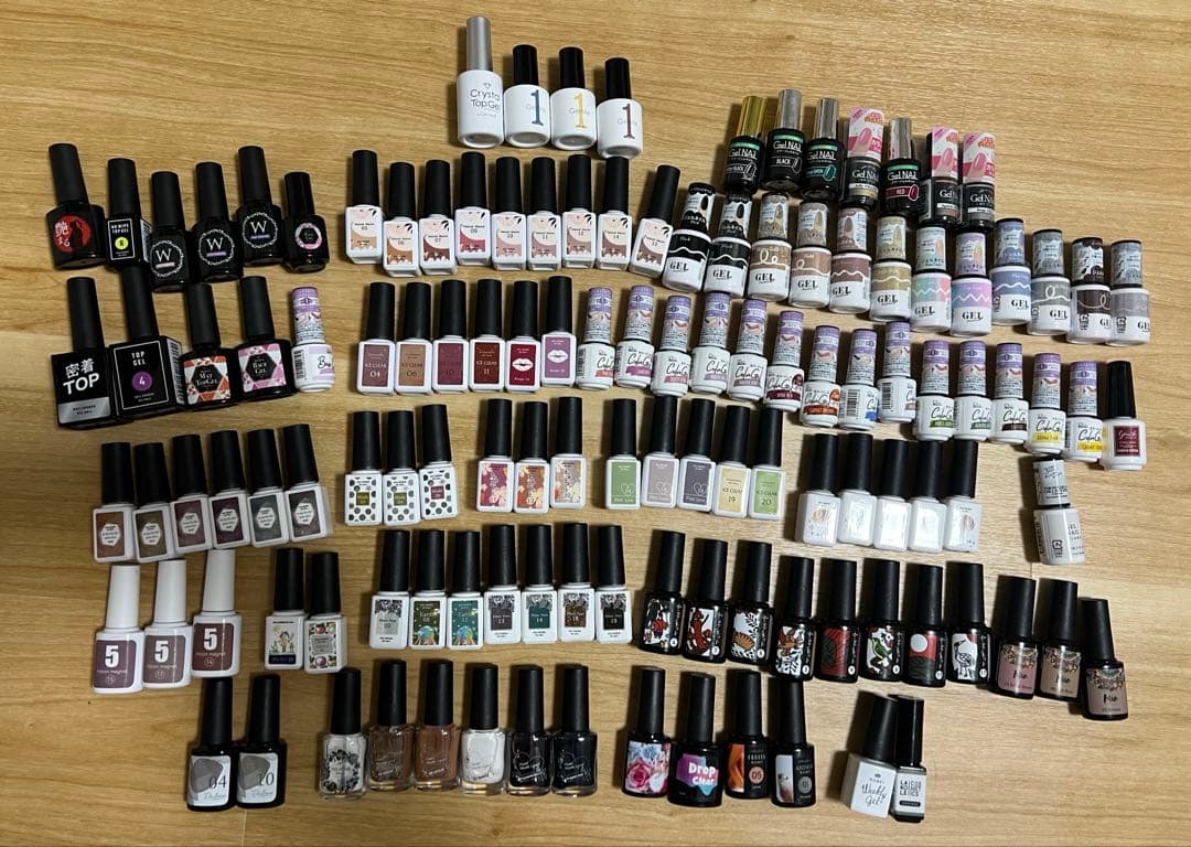 多色ジェルネイルセットまとめ売り124本 楽天市場】カラージェル 160色セット コンプリート カラージェル