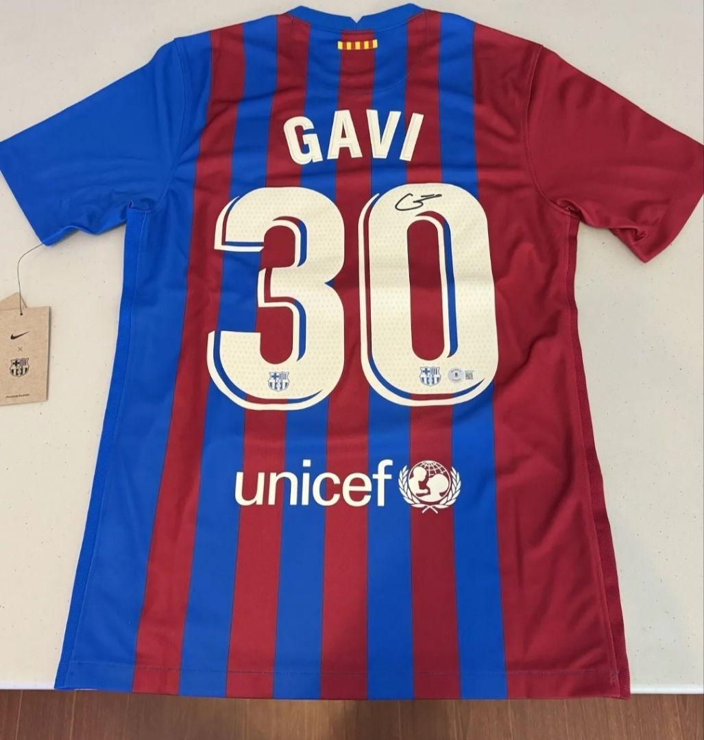 直筆サイン入り】Gavi ガビ バルセロナ Barcelona カード付き - メルカリ