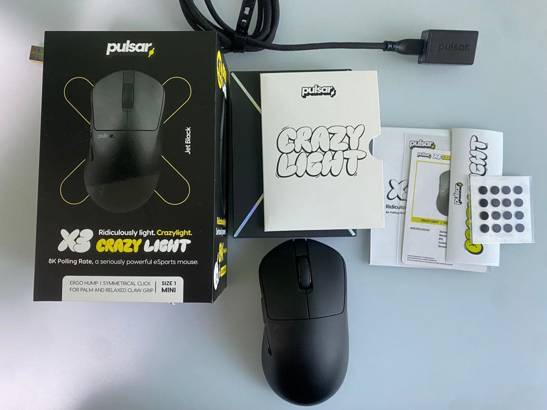 マウス・トラックボール pulsar x3 crazylight Pulsar X3 CrazyLight Wireless Gaming Mouse - Jet Black - us