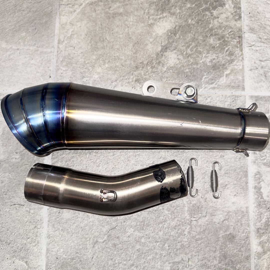 CB400SF NC42 LCI製 GP管 チタン 焼き色オプション付 マフラー - メルカリ