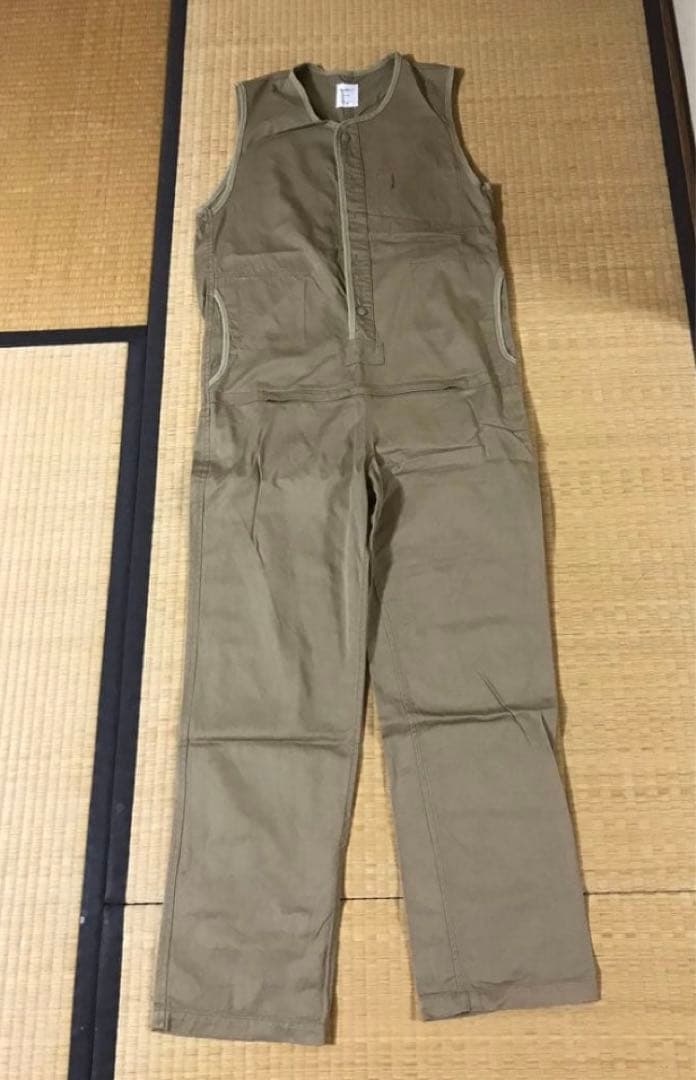 美品remillaレミーラ ボートスモック つなぎ希少S サイズ　オーバーオール remilla レミーラ｜ボートジップスモック (マスタード)(不思議な横開き