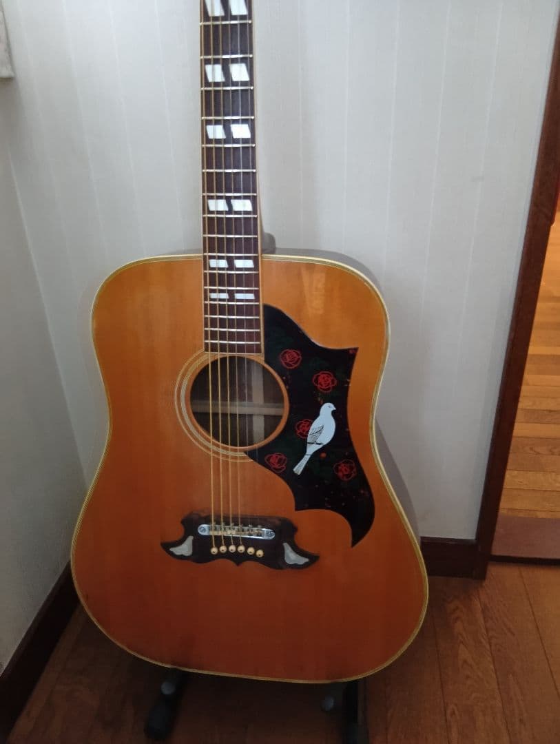 Doveタイプ アコースティックギター 70年代ジャパビン クリーニング済み Doveタイプ アコースティックギター 70年代ジャパビン クリーニング
