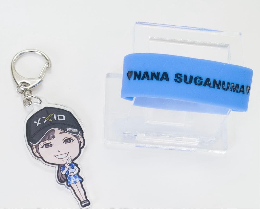 菅沼菜々プロ グッズ４点セット［応援タオル３点・応援うちわ１点］《新品未開封品》