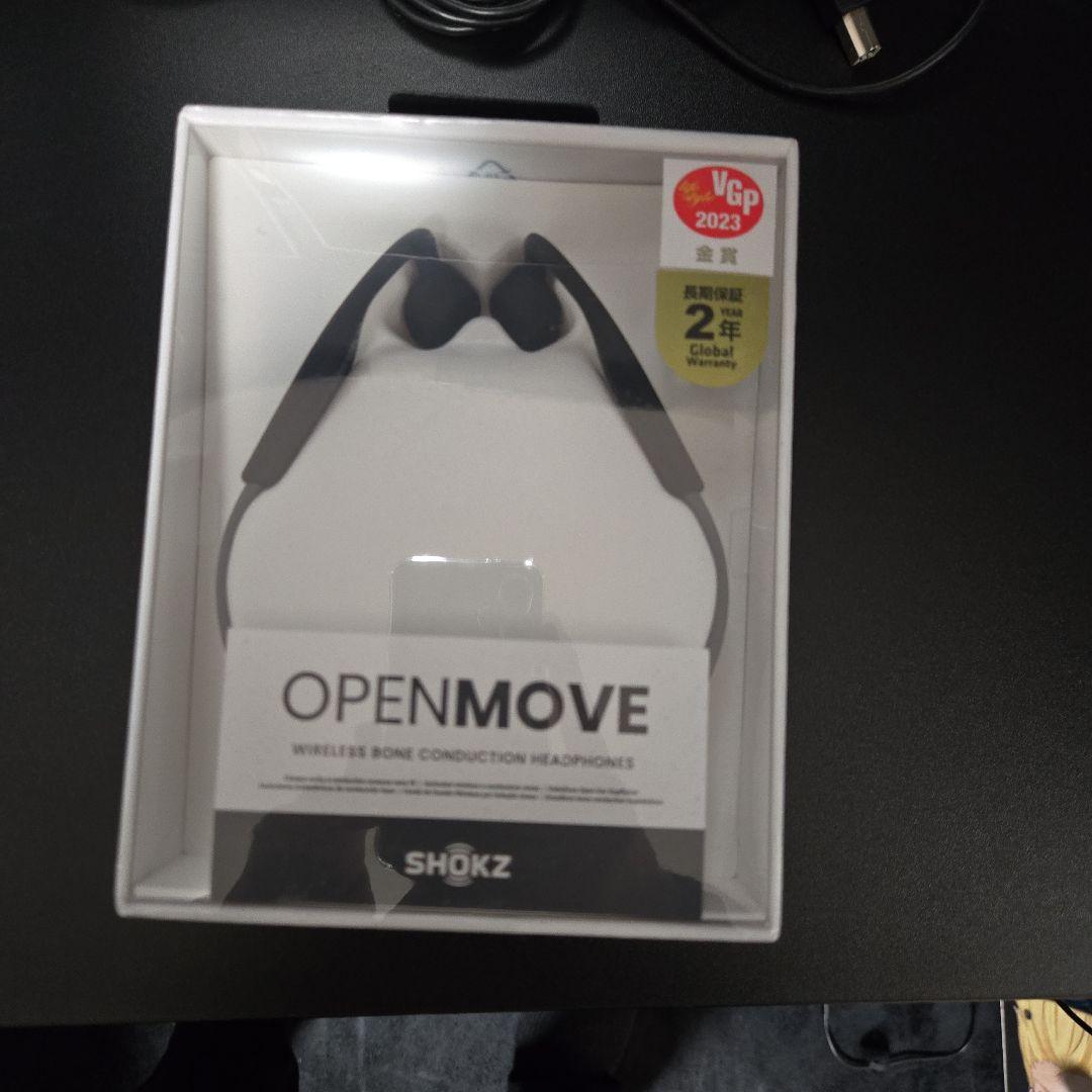 SHOKZ 骨伝導イヤホンOPENMOVE S661 グレー③ SHOKZ OpenMove Wireless Open-Ear Headphones S661-ST-GY-US B&H