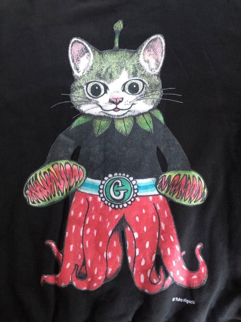 【新品未使用】ヒグチユウコ ギュスターヴくん 植物展 スウェット トレーナー 黒 美品 ヒグチユウコ 植物展 トレーナー ギュスターヴくん 人気 Mサイズ