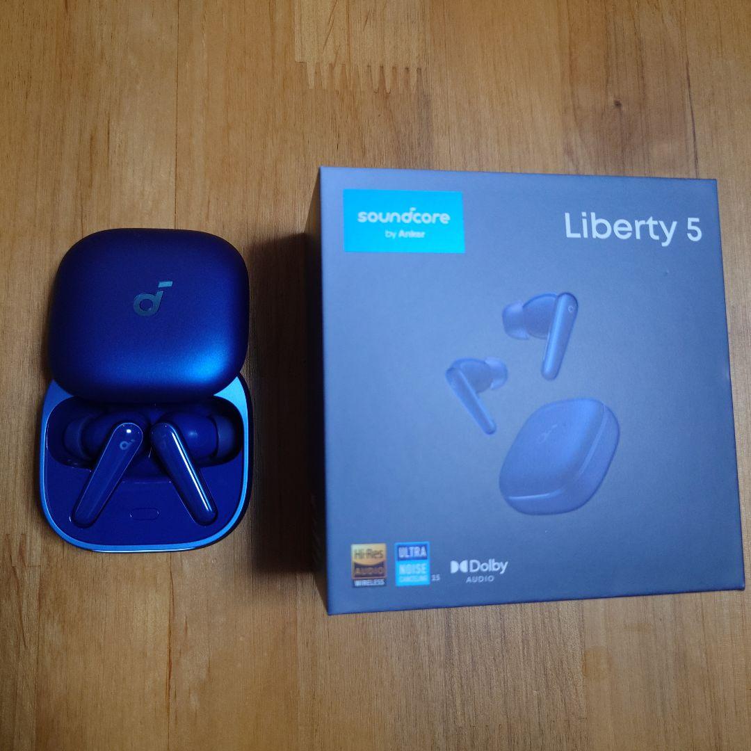 Anker soundcore liberty 5 ディープブルー 使用1時間 - メルカリ