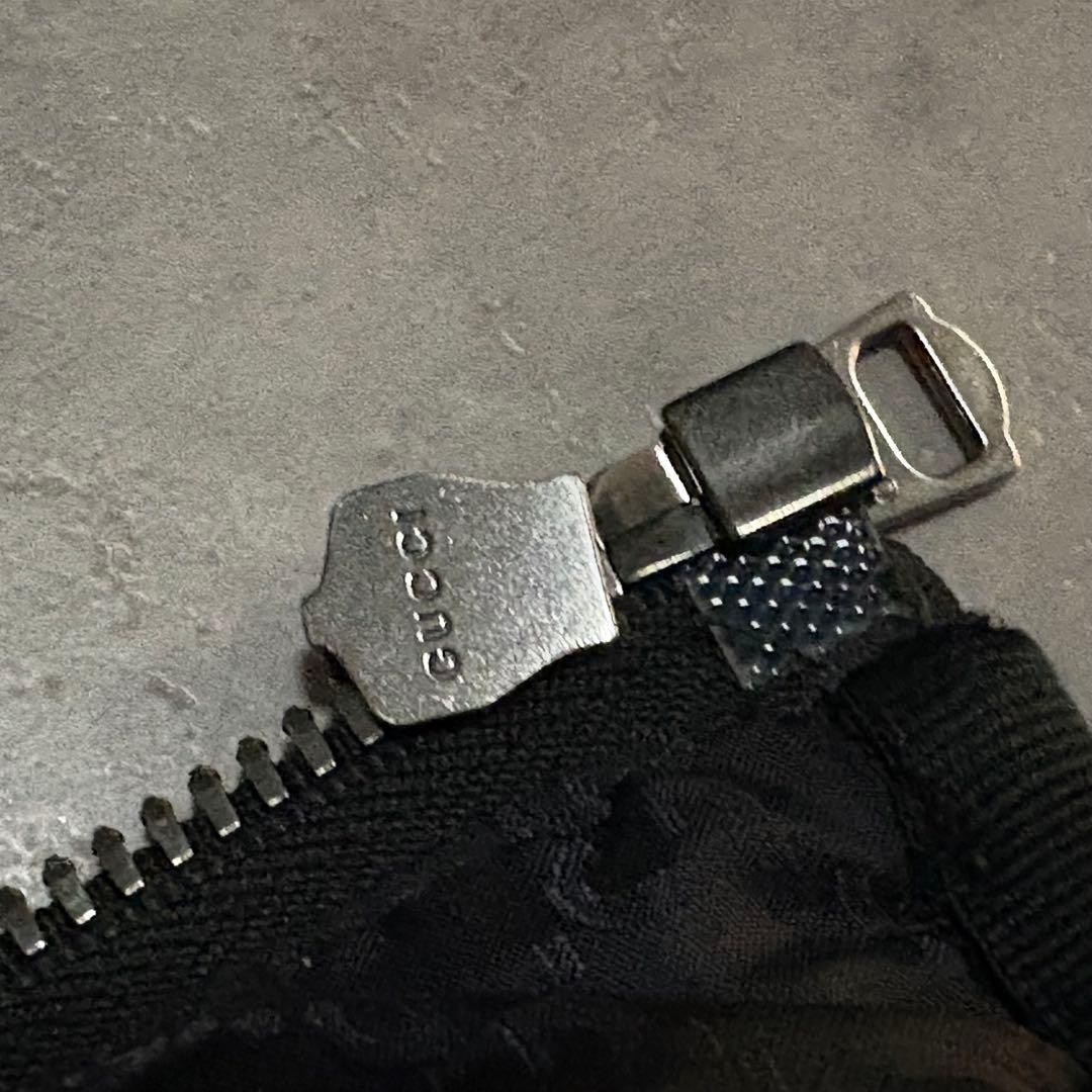 裏地総柄❗️】GUCCI ダウンジャケット ワッペンロゴ ブラック 46 M