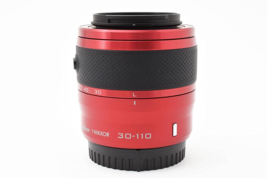 Nikon 1 30-110mm f3.8-5.6 VR ED IFレンズレッド
