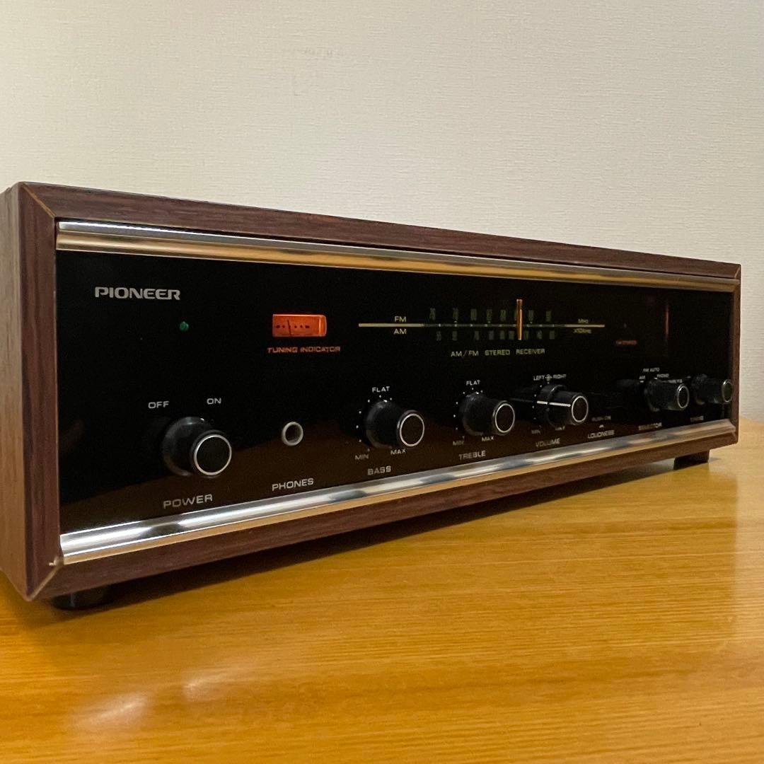 動作品】パイオニア ステレオ レシーバーアンプE-1000AMP（昭和レトロ