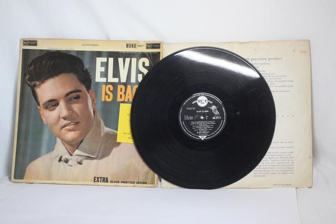 英LP Elvis Presley Elvis Is Back! Mono 深溝 - メルカリ