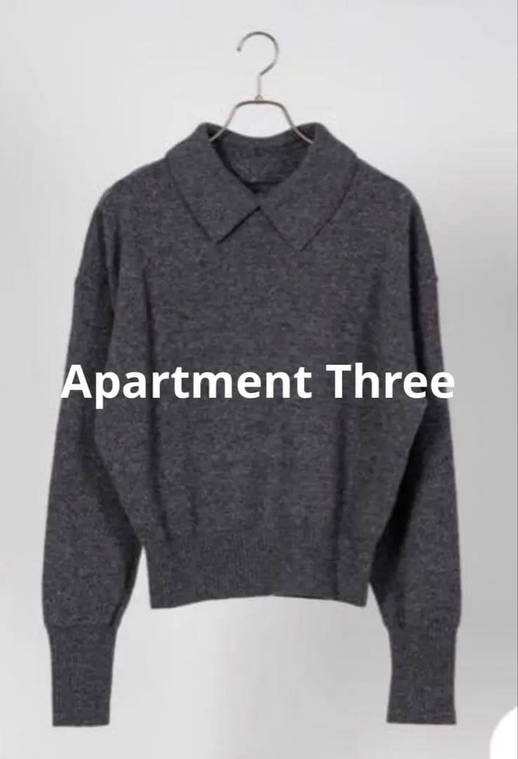 Apartment Three カシミヤブレンドセーター　襟取り外し可 Apartment Three カシミヤブレンドセーター 襟取り外し可 - メルカリ