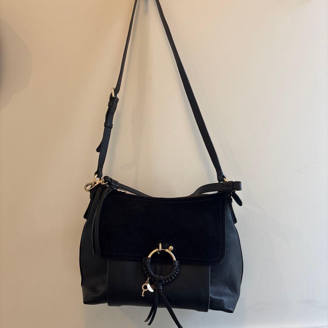 See by Chloé ブラックショルダーバッグ - メルカリ