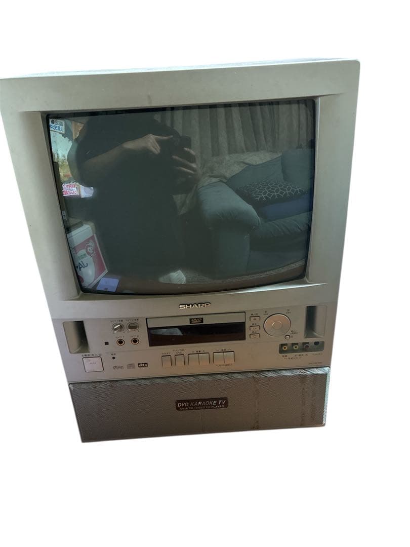 SHARP ポータブルTV 14インチ VHS内蔵 シャープ テレビデオ14型 VHS