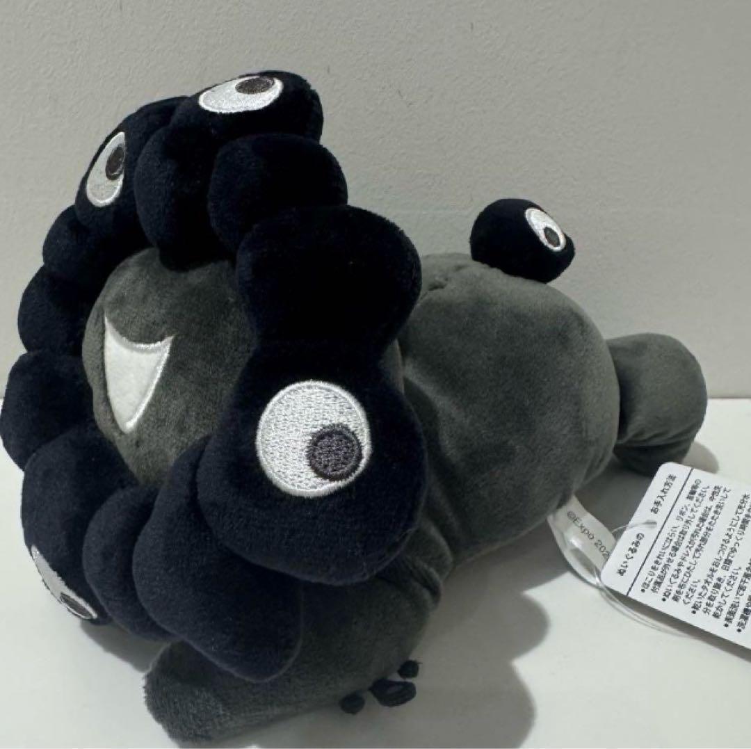 黒ミャクミャク はい型 sサイズ ぬいぐるみ - メルカリ