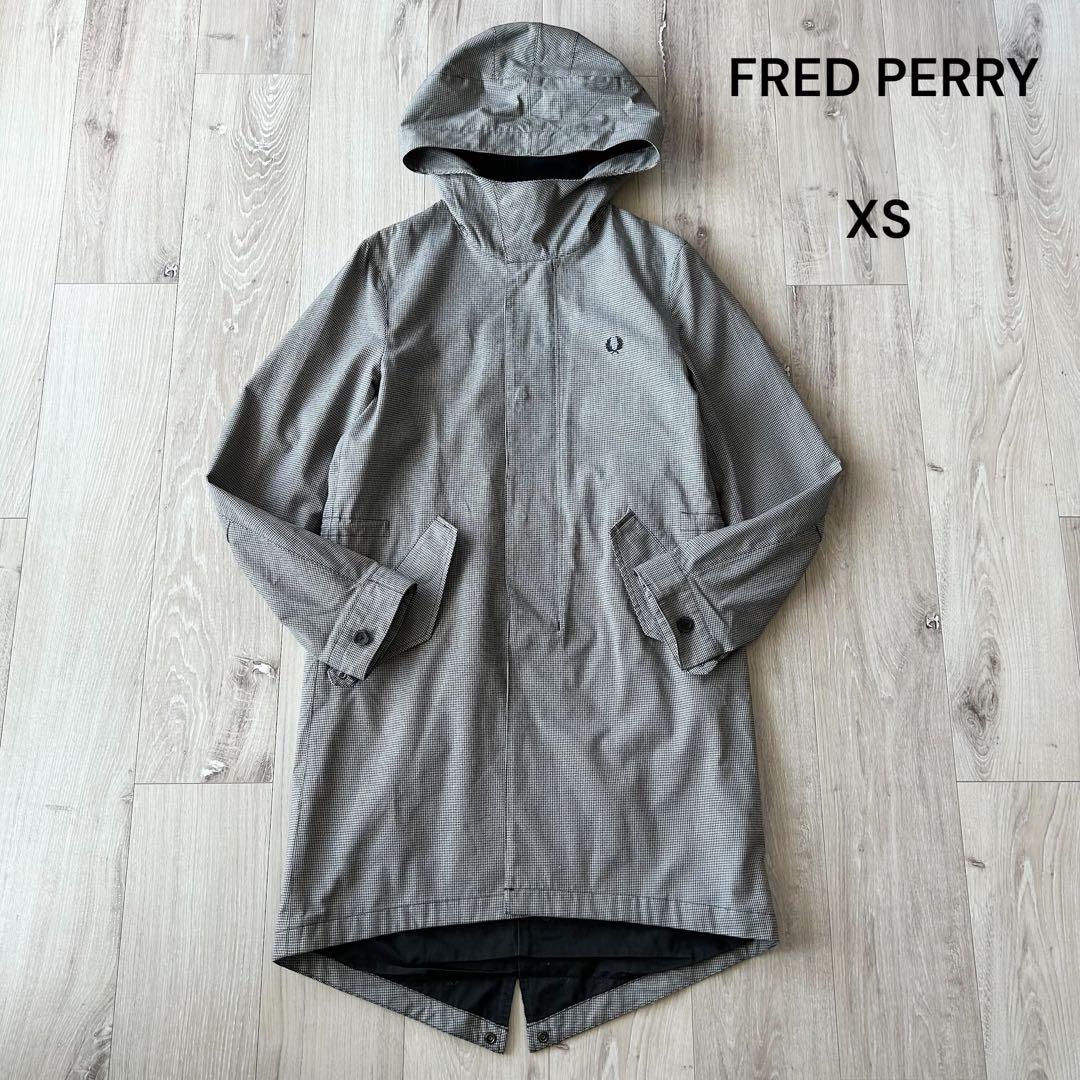 フレッドペリー モッズコート フィッシュテールパーカー XS 千鳥格子 FRED PERRY（フレッドペリー） モッズコート J6504 フィッシュテイル