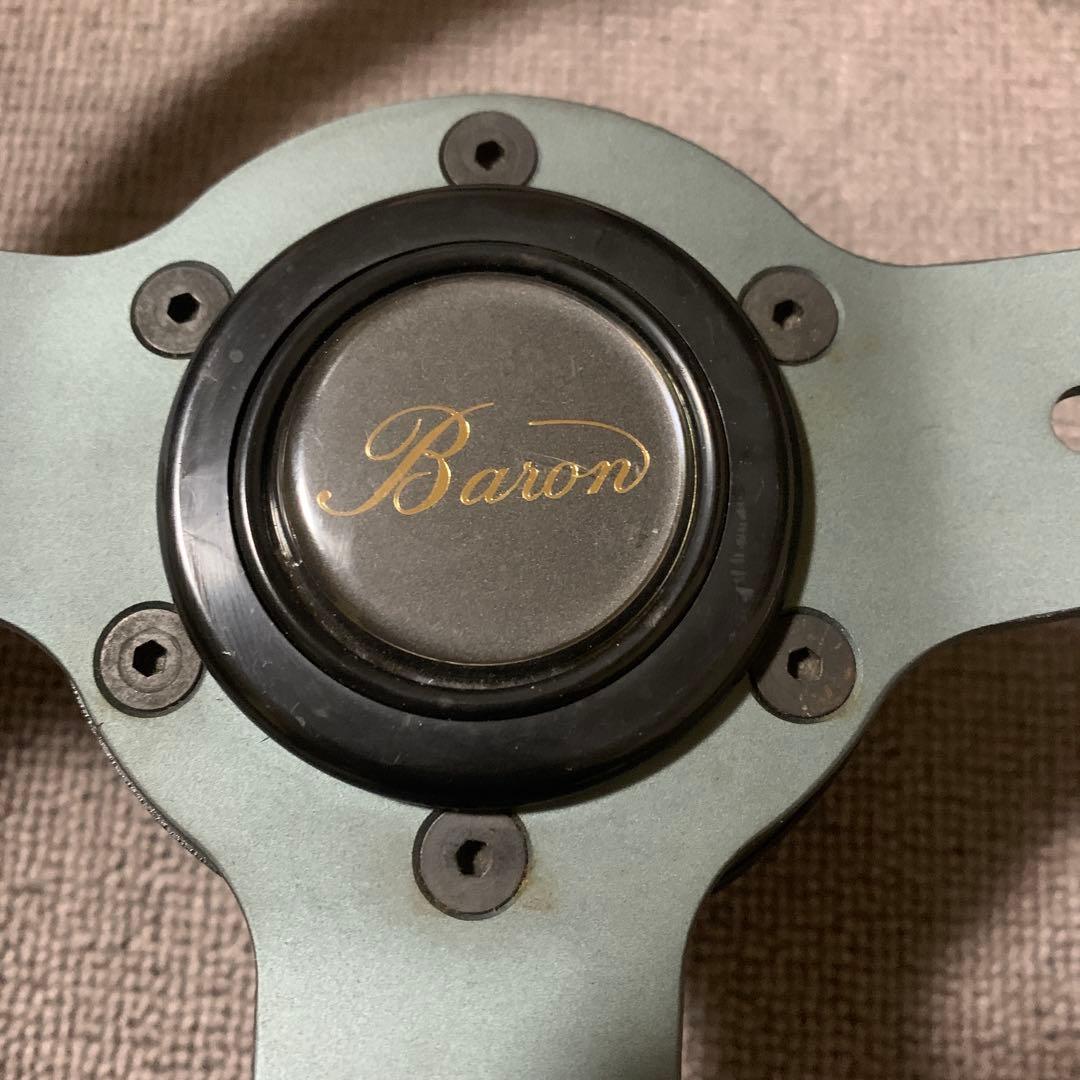 当時物 Baron バロン ウッド ステアリング 34π - メルカリ