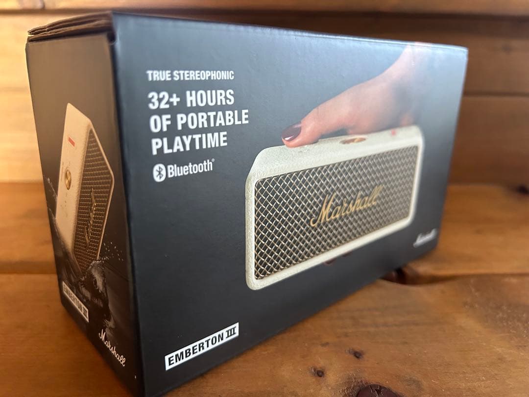 Marshall Emberton III ワイヤレススピーカー クリーム ブルートゥーススピーカー Emberton III Cream クリーム [防水