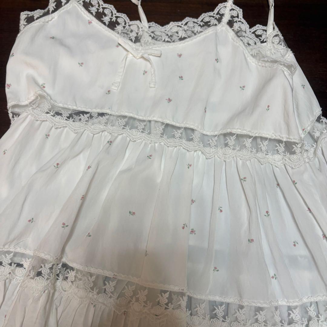 merry jenny flowerフレアベビードール ピンク - メルカリ