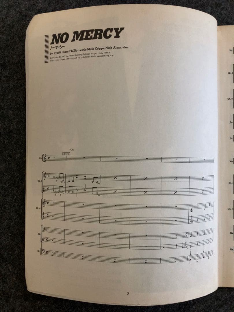 L.A.GUNS/L.A.GUNS スコア L.A.GUNS