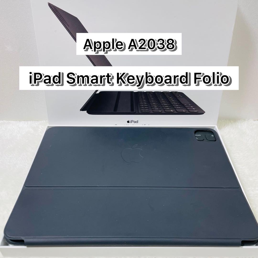 【新品同様品】 Apple Smart Keyboard FolioA2038 Teclado Apple Smart Keyboard Folio P/ Ipad Pró 11 A2038 Cinza