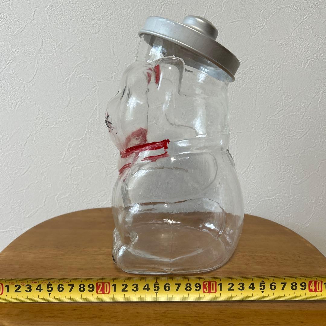 ガラス招き猫 菓子瓶 昭和レトロ 状態良品の通販はau PAY マーケット