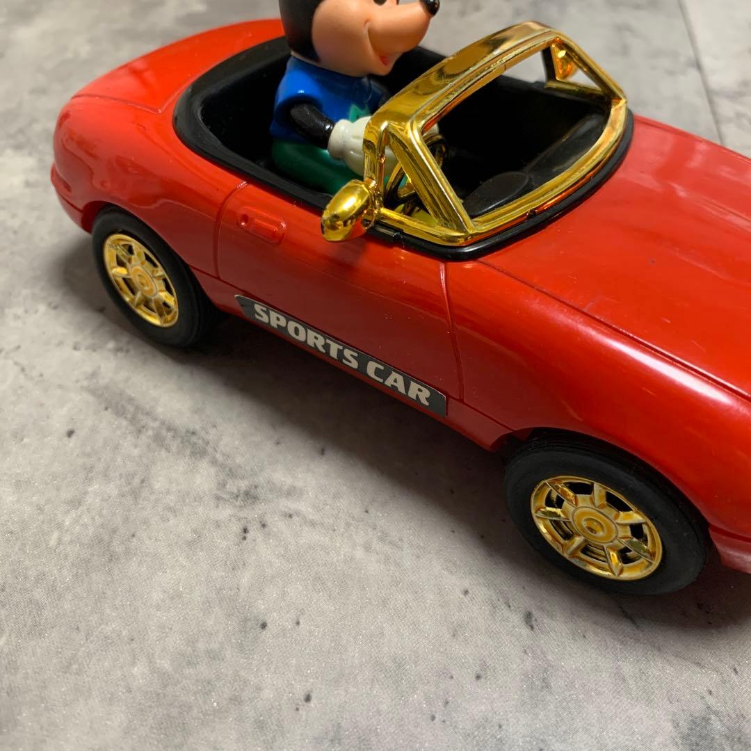 ◯ミッキーマウス スポーツカー ゼンマイ式 - メルカリ