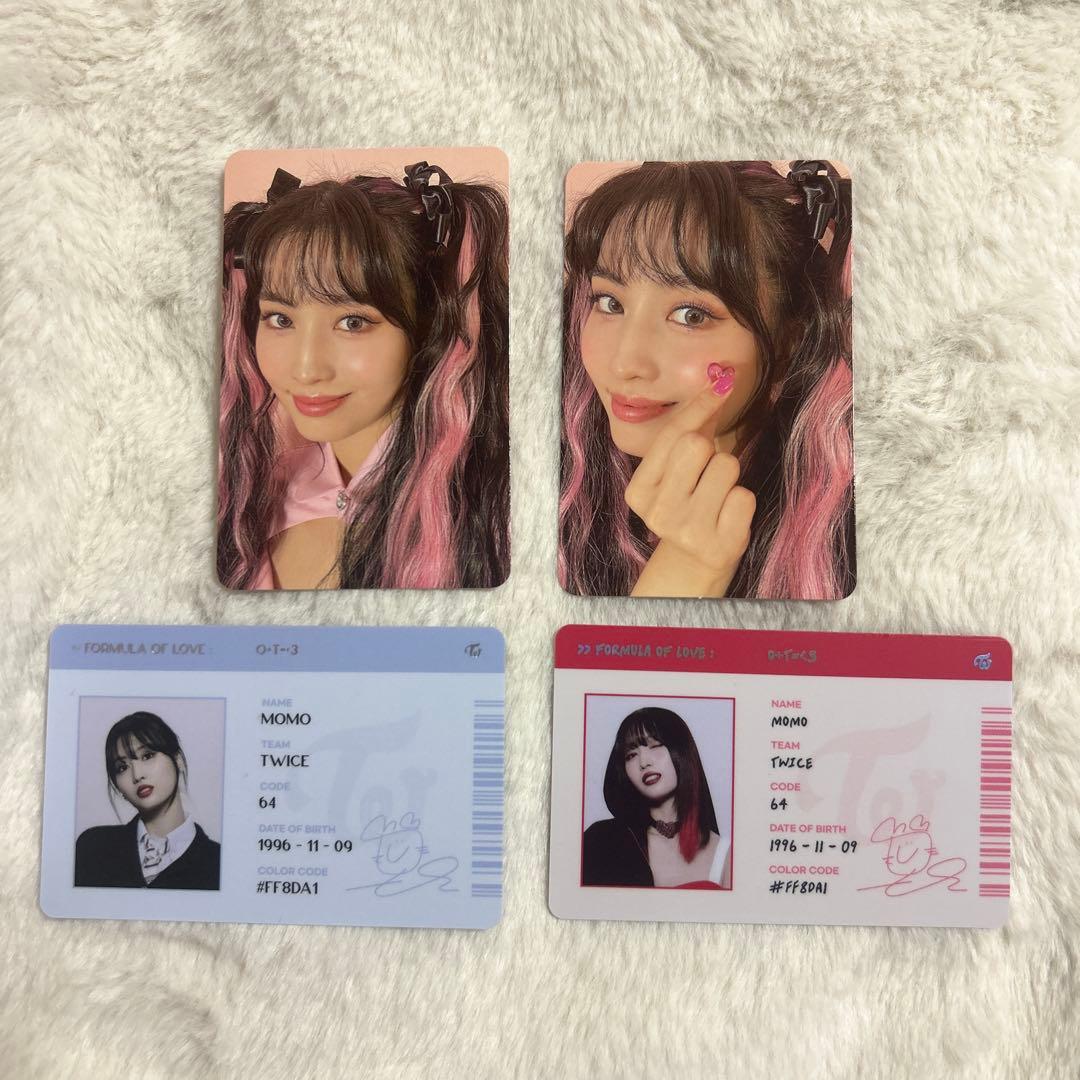 TWICE モモ トレカ idカード Formula of Love - メルカリ