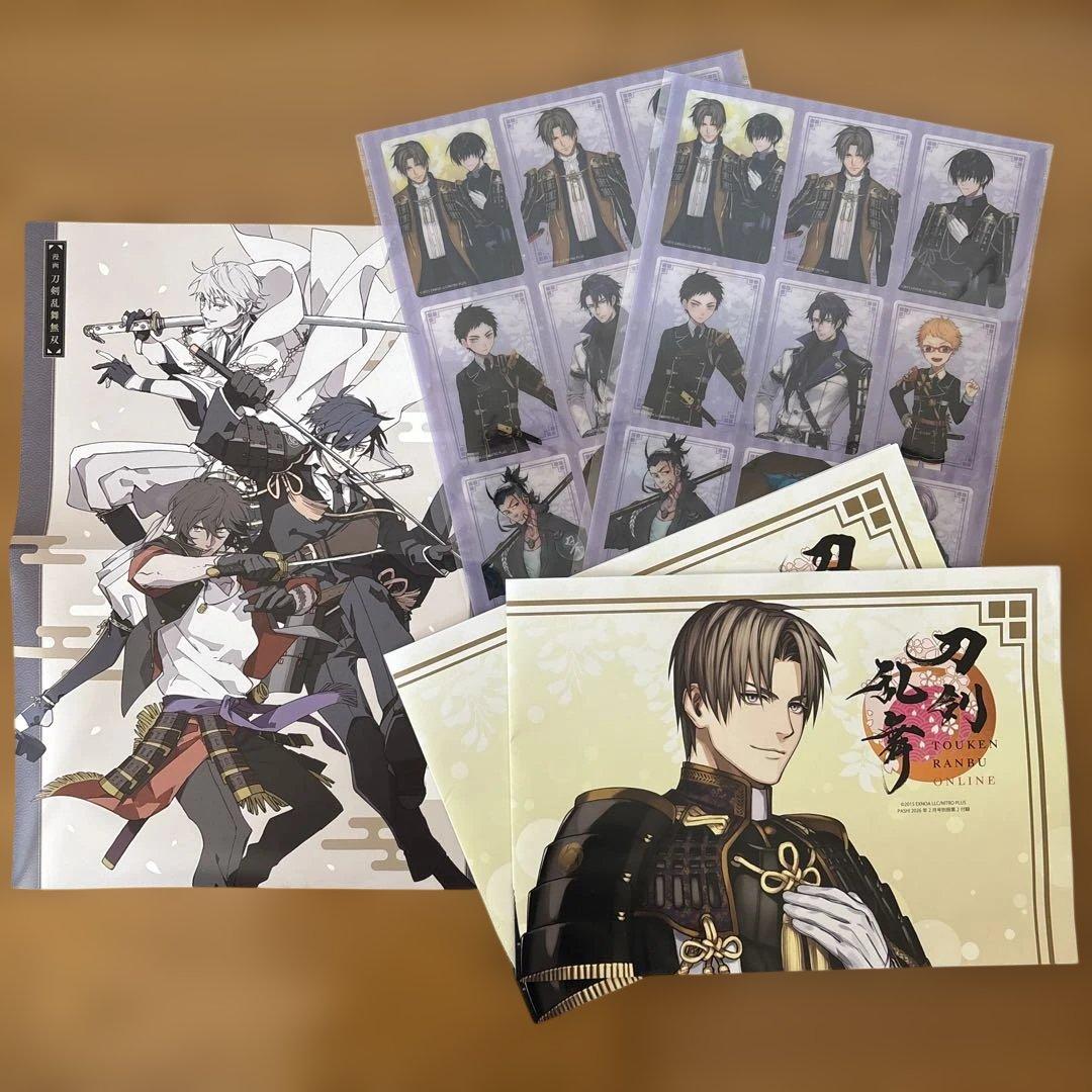 刀剣乱舞 クリアカード2枚・A1サイズ特大ポスター2枚・刀剣乱舞無双