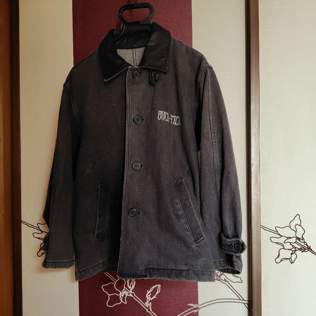レア 【BUCK-TICK ブラックデニム ジャケット カバーオール 】 当時物 ブラックデニム カバーオールジャケット【1113T11】 | 【公式】Thrift