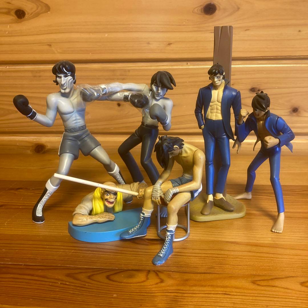 昭和アニメ あしたのジョー ミニフィギュア 矢吹丈・力石徹・丹下段平