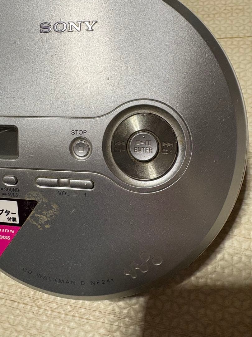 ジャンク SONY D-NE241 ポータブルCDプレイヤー 本体のみ - メルカリ
