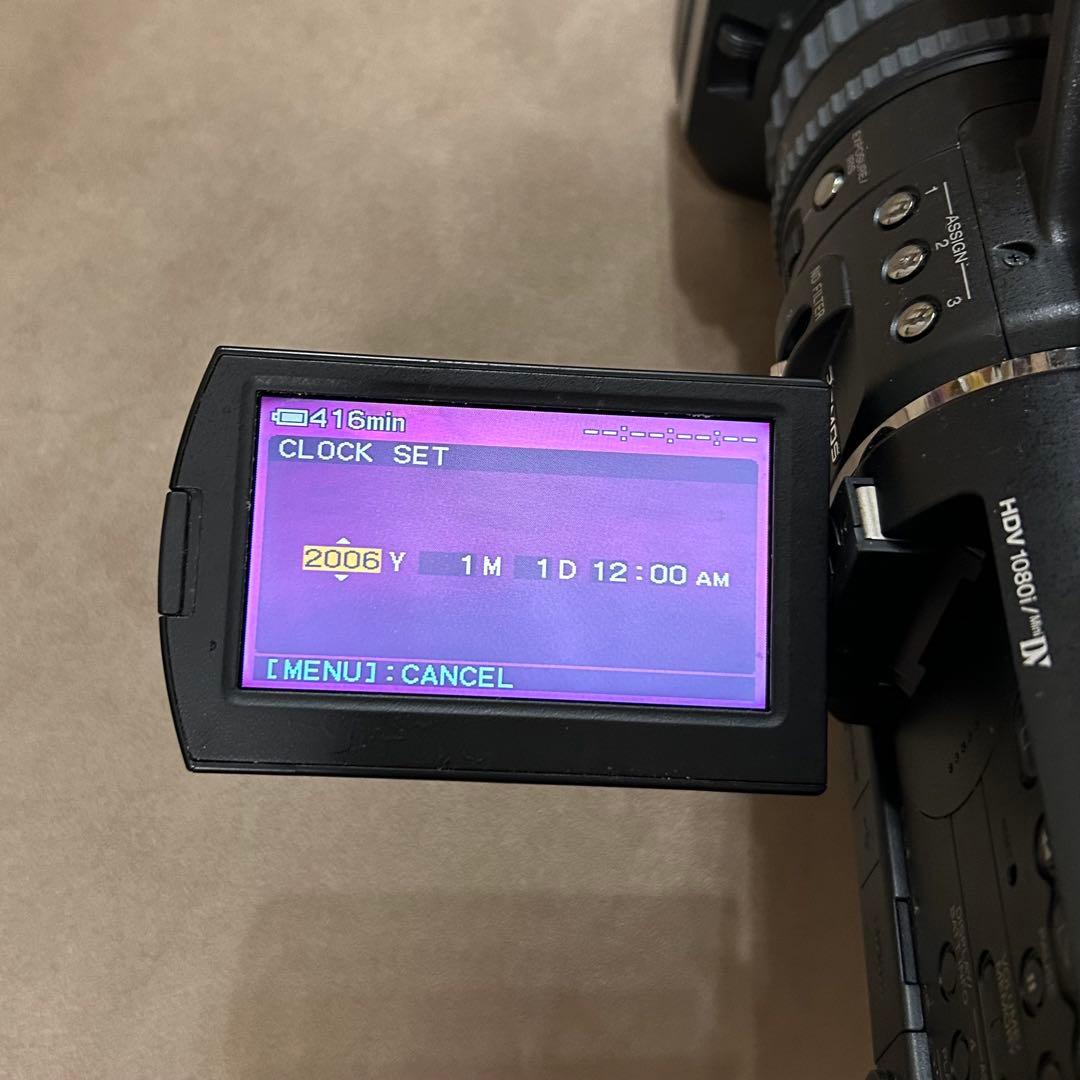 SONY HVR-V1J カムコーダー ソニー ビデオカメラ ジャンク 黒の通販は