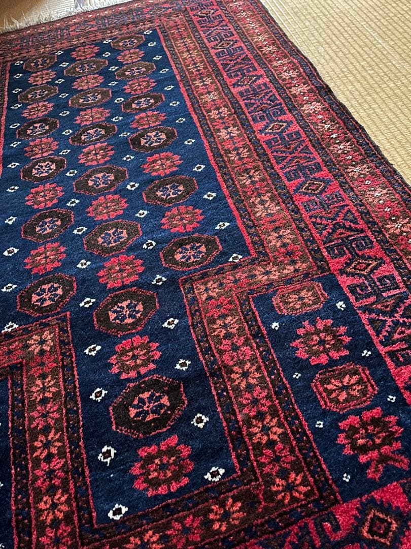 ビンテージ　トライバルラグ ヴィンテージ トライバル ラグ 87cm×30cm ブラウン : giftgiftgift