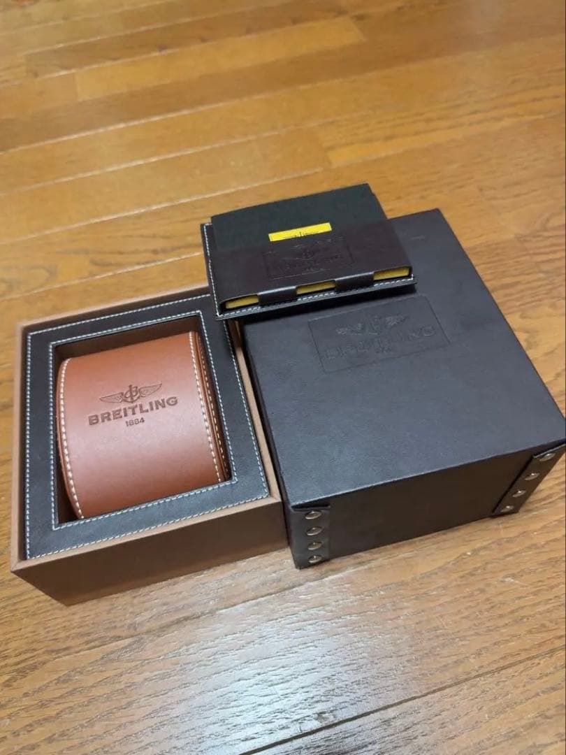 BREITLING 時計 箱 ケース 送料無料 BREITLING ブライトリング 箱 2点セット 冊子類 付属品 空箱