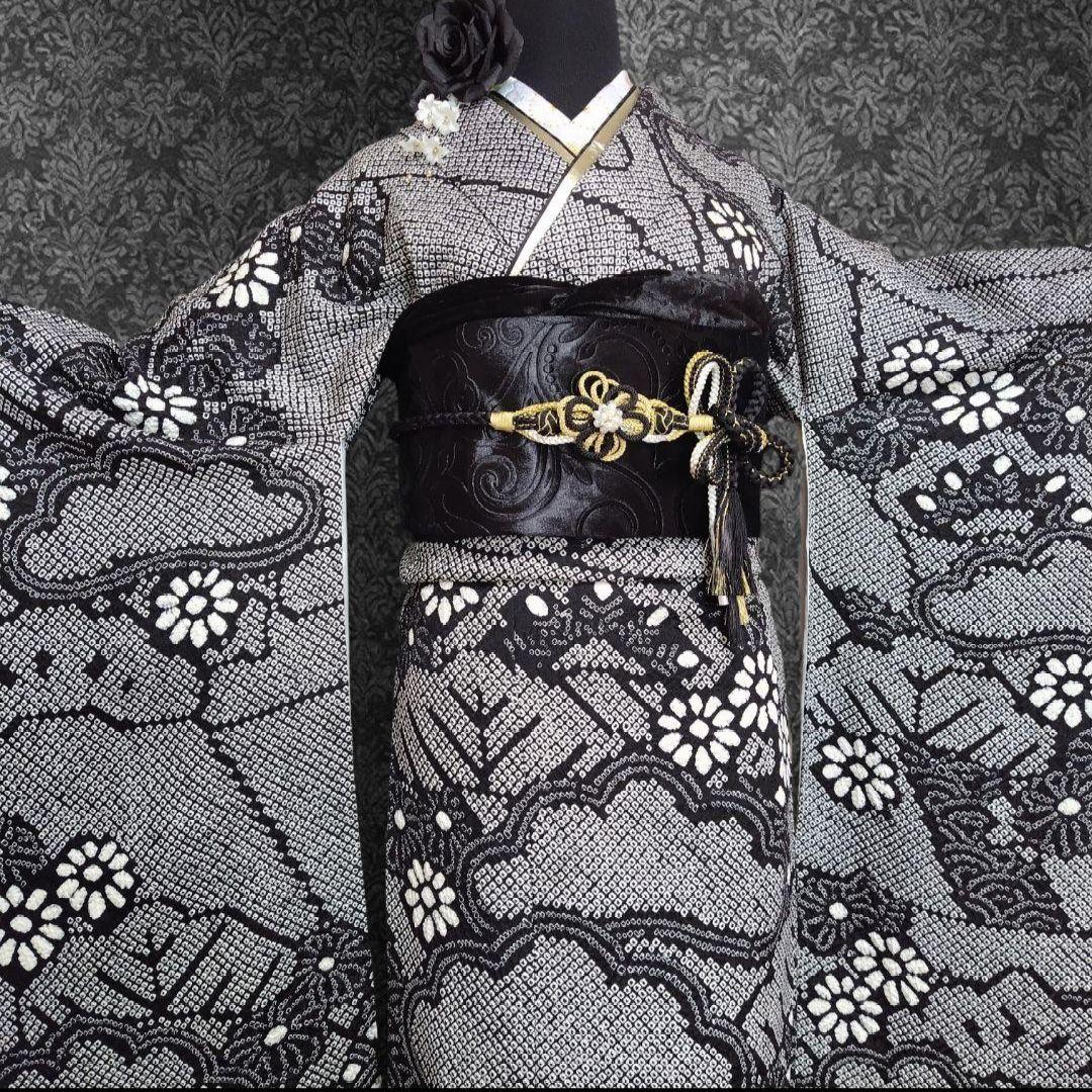 振袖フルセット(7点)・成人式・総絞り・本絞り・やまと誂製・高級手