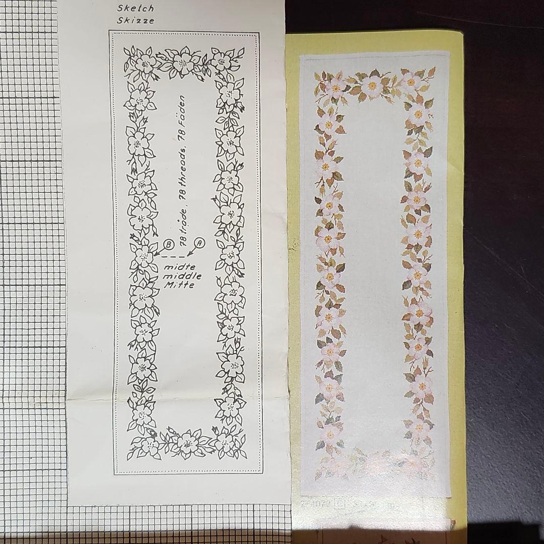 EVA ROSENSTAND クロスステッチ刺繍手芸キット テーブルセンター