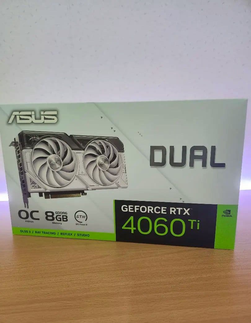 ASUS GeForce RTX 4060 Ti OC 8GB ホワイト Amazon.com: ASUS Dual GeForce RTX™ 4060 Ti White Edition 8GB GDDR6
