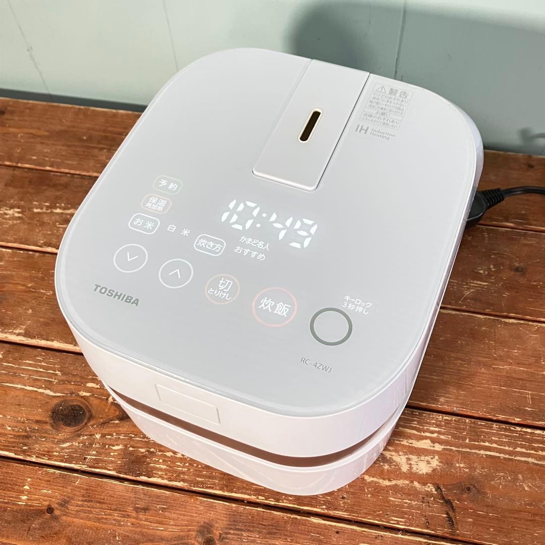 東芝IH炊飯器 RC-4ZWJ 2.5合 2020年製 - メルカリ