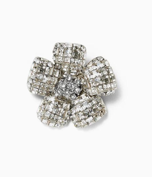 Oreo ★FOXEY定番ロングセラー ブローチ \"FLEUR\"　クリア