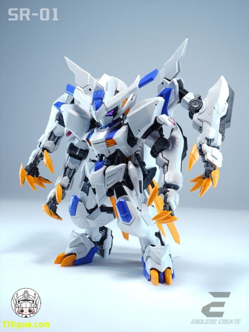 海外 中華製バエル バルバトス似 形態切替 MGSD相当 発光 組立式