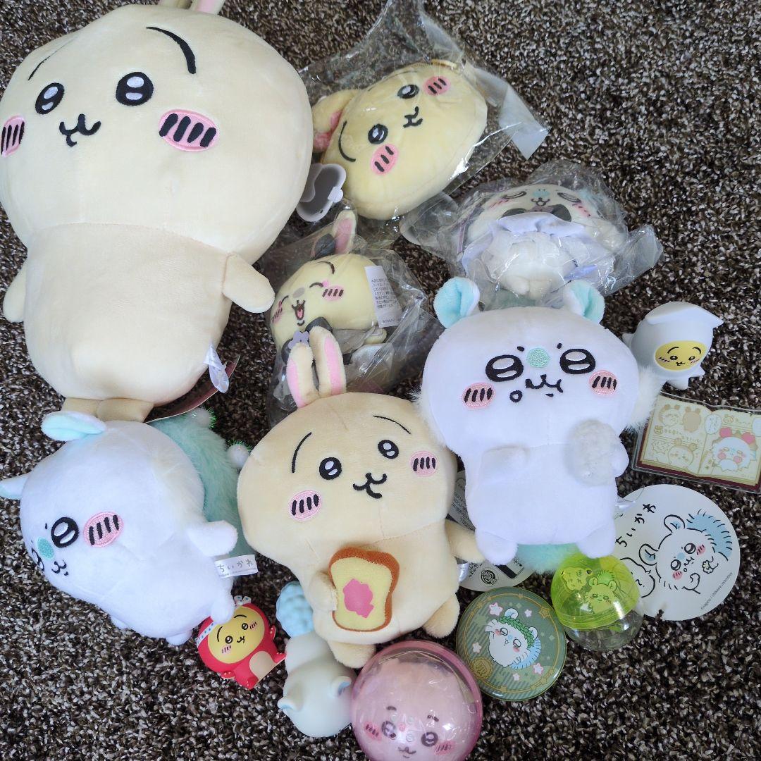 ちいかわぬいぐるみ、うさぎ、モモンガまとめ売り ちいかわ ぬいぐるみ まとめ売り ハチワレ うさぎ モモンガ - メルカリ