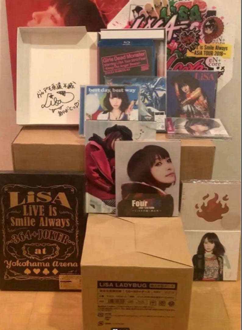 【超お買い得】全部初回仕様　サイン　LiSA 本、CD、DVD　白銀まで