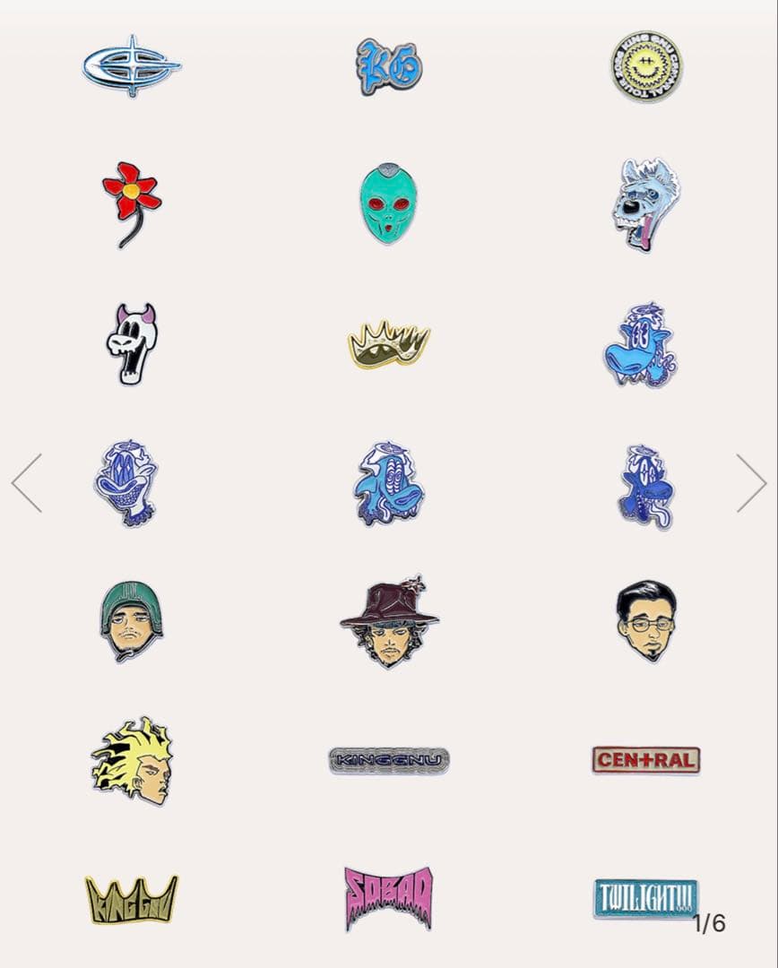 king gnu ピンバッジ22種コンプリートセット2026 - メルカリ